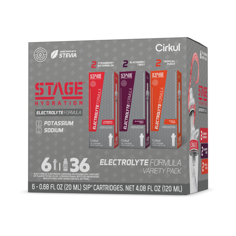 Zero-Calorie Stage 6-Pack Variety Pack 4ZSP - Vitamin-Infused Natural Refreshing Flavor Core - Default Title