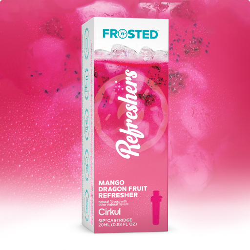 Sugar-Free Frosted Mango Dragon Fruit Refresher 5X1T - Zero-Calorie Multi-Flavor Sip Pods for Water Bottle - Default Title