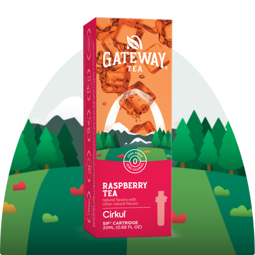 Refreshing Electrolyte Gateway Raspberry Tea TVCT - Electrolyte Hydration Enhanced Taste Cartridges - Default Title