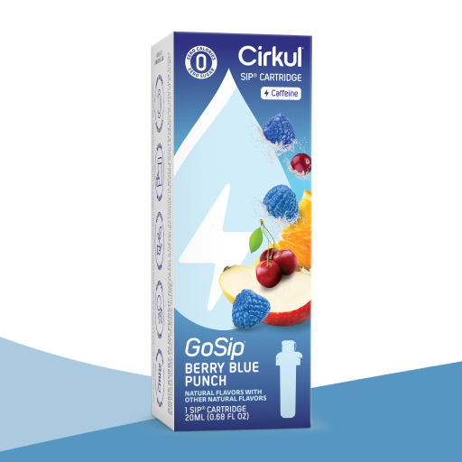 Sugar-Free GoSip Berry Blue Punch YSFQ - Electrolyte Hydration Enhanced Taste Cartridges - Default Title