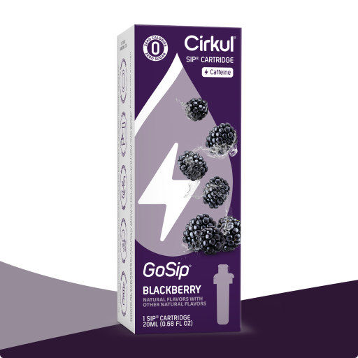 Zero-Calorie GoSip Blackberry EPWS - Vitamin-Infused Natural Refreshing Flavor Core - Default Title