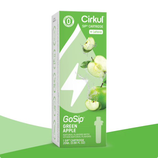 Zero-Calorie GoSip Green Apple U1U4 - Vitamin-Infused Natural Refreshing Flavor Core - Default Title