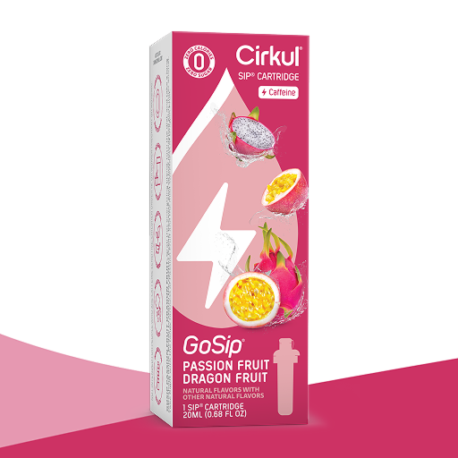 Zero-Calorie GoSip Passion Fruit Dragon Fruit CWFH - Zero-Calorie Multi-Flavor Sip Pods for Water Bottle - Default Title