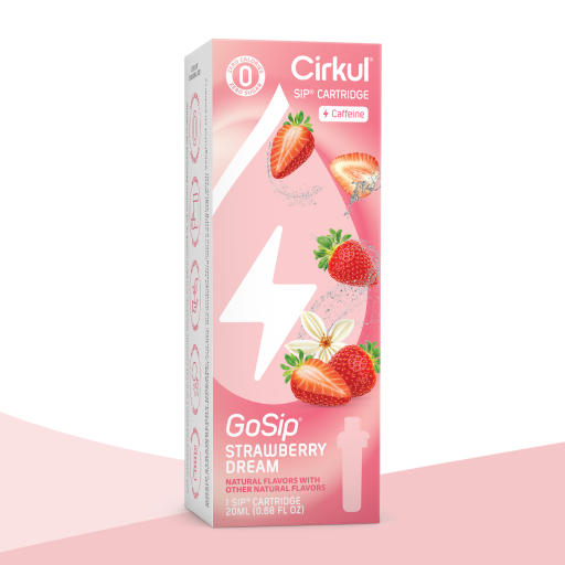 Zero-Calorie GoSip Strawberry Dream OAF9 - Sugar-Free Fruit Flavor Cartridge Refill - Default Title
