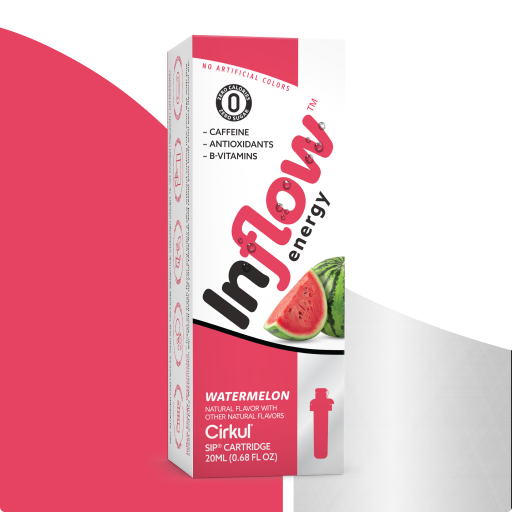 Sugar-Free Inflow Energy Watermelon 8J1M - Electrolyte Hydration Enhanced Taste Cartridges - Default Title