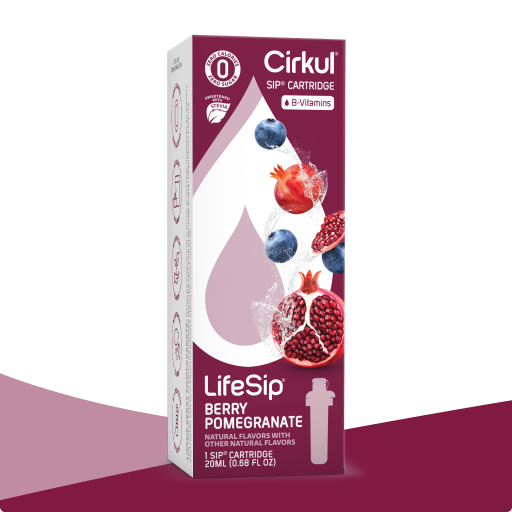Vitamin-Infused LifeSip Berry Pomegranate (Stevia) ZYW1 - Zero-Calorie Multi-Flavor Sip Pods for Water Bottle - Default Title
