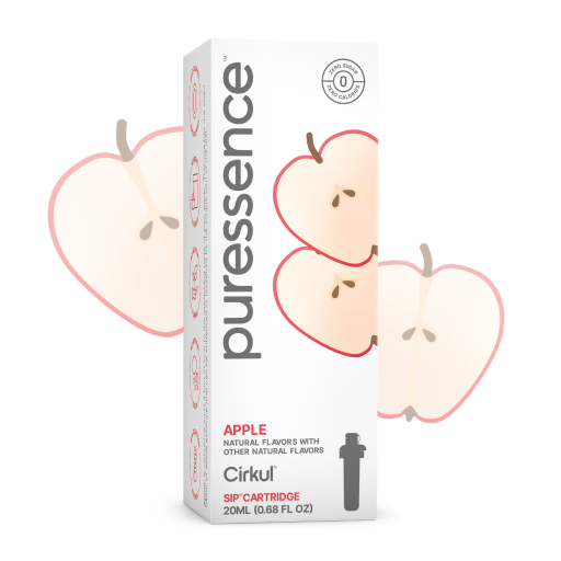 Refreshing Electrolyte Puressence Apple (Unsweetened) IZL9 - Electrolyte Hydration Enhanced Taste Cartridges - Default Title