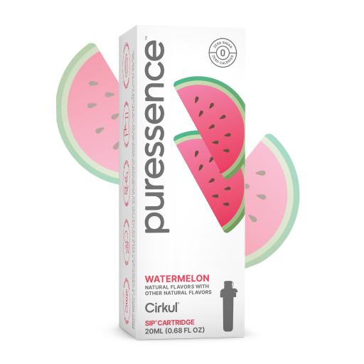 Sugar-Free Puressence Watermelon (Unsweetened) P6E5 - Vitamin-Infused Natural Refreshing Flavor Core - Default Title