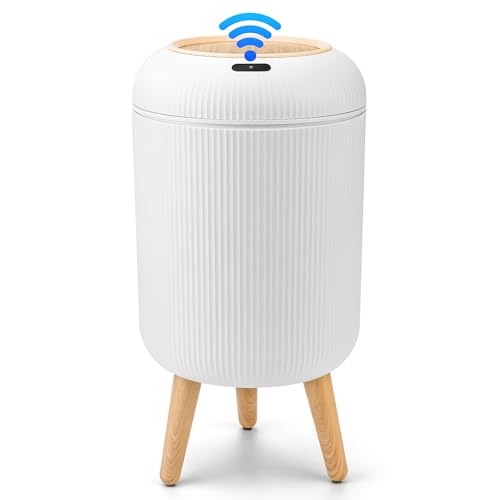 Minimalist Pukomc Smart Sensor Wastebasket, Convenient and Hygienic user-friendly for Daily Use