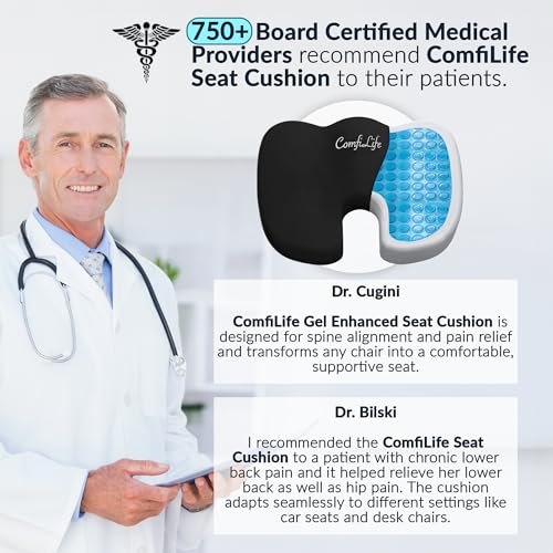 Smart Home ComfiLife high-quality Gel & Memory Foam Seat Cushion – Collection