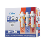 Sugar-Free FitSip 6-Pack Variety Pack HE3H - Sugar-Free Fruit Flavor Cartridge Refill - Default Title