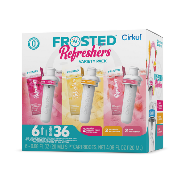 Sugar-Free Frosted Refreshers 6-Pack Variety Pack 1367 - Sugar-Free Fruit Flavor Cartridge Refill - Default Title