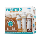 Refreshing Electrolyte Frosted Iced Coffee 6-Pack Variety Pack RAJT - Zero-Calorie Multi-Flavor Sip Pods for Water Bottle - Default Title