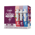 Sugar-Free GoSip 6-Pack Variety Pack CB6Q - Vitamin-Infused Natural Refreshing Flavor Core - Default Title