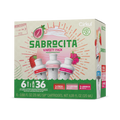 Vitamin-Infused Sabrocita 6-Pack Variety Pack E8JI - Sugar-Free Fruit Flavor Cartridge Refill - Default Title