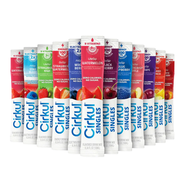 Sugar-Free 24-Pack  Singles Variety Bundle GXPG - Vitamin-Infused Natural Refreshing Flavor Core - Default Title