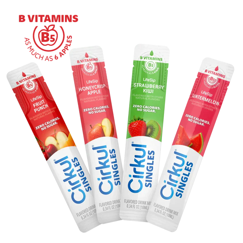 Vitamin-Infused 16-Pack  Singles LifeSip Bundle TIN3 - Sugar-Free Fruit Flavor Cartridge Refill - Default Title