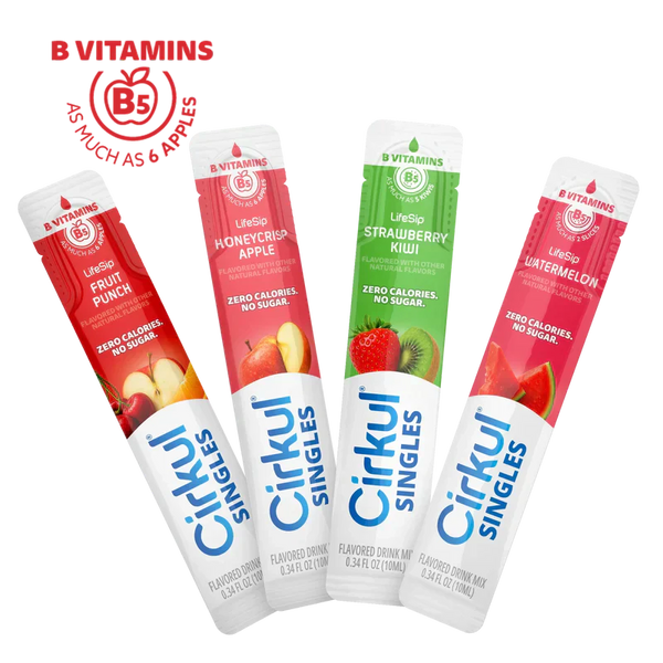 Vitamin-Infused 16-Pack  Singles LifeSip Bundle TIN3 - Sugar-Free Fruit Flavor Cartridge Refill - Default Title