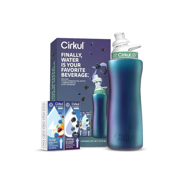 Whimsical Doughnut 32oz. Chameleon Stainless Steel Bottle Starter Kit 95KR - Playful Star & Heart Shaped Geometric NeeDoh - Default Title