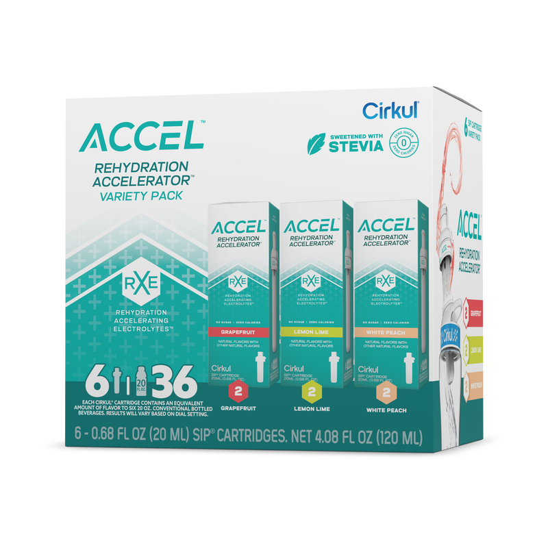 Vitamin-Infused Accel 6-Pack Variety Pack IZ9I - Vitamin-Infused Natural Refreshing Flavor Core - Default Title