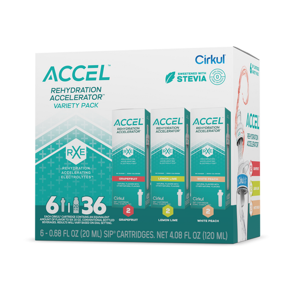 Vitamin-Infused Accel 6-Pack Variety Pack IZ9I - Vitamin-Infused Natural Refreshing Flavor Core - Default Title