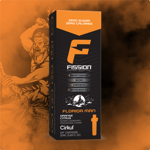Natural Fruit Flavored Fission Florida Man WYMJ - Electrolyte Hydration Enhanced Taste Cartridges - Default Title