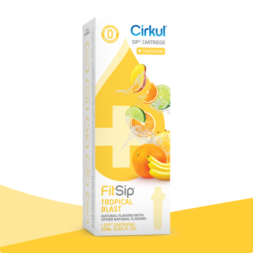 Zero-Calorie FitSip Tropical Blast YWXV - Sugar-Free Fruit Flavor Cartridge Refill - Default Title