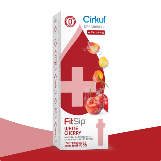 Zero-Calorie FitSip White Cherry GQ9S - Vitamin-Infused Natural Refreshing Flavor Core - Default Title