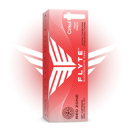 Natural Fruit Flavored Flyte Red Zone UKW7 - Vitamin-Infused Natural Refreshing Flavor Core - Default Title