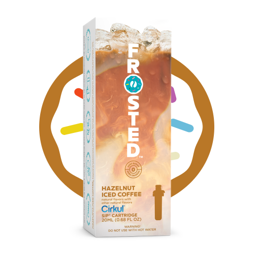 Zero-Calorie Frosted Hazelnut Iced Coffee IXOP - Zero-Calorie Multi-Flavor Sip Pods for Water Bottle - Default Title