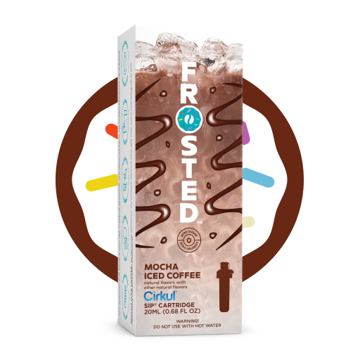 Zero-Calorie Frosted Mocha Iced Coffee J5FU - Vitamin-Infused Natural Refreshing Flavor Core - Default Title
