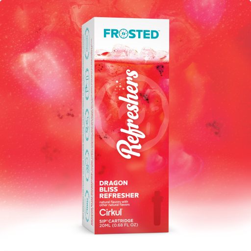 Zero-Calorie Frosted Dragon Bliss Refresher 3YSL - Vitamin-Infused Natural Refreshing Flavor Core - Default Title