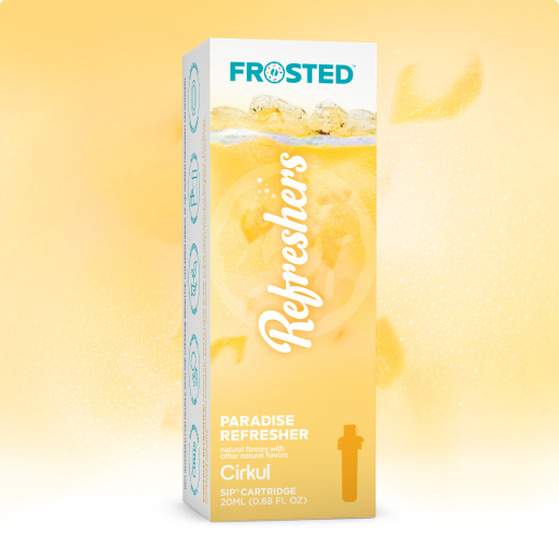 Natural Fruit Flavored Frosted Paradise Refresher ZZUE - Electrolyte Hydration Enhanced Taste Cartridges - Default Title