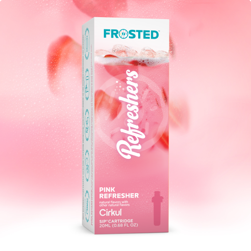Refreshing Electrolyte Frosted Pink Refresher XVWE - Electrolyte Hydration Enhanced Taste Cartridges - Default Title