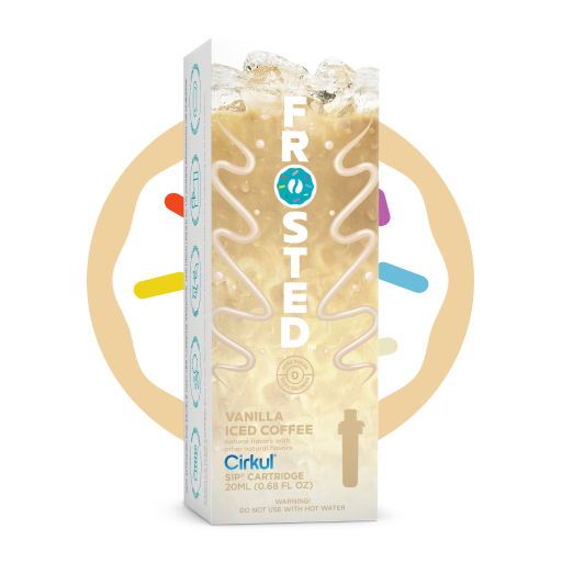 Zero-Calorie Frosted Vanilla Iced Coffee A096 - Electrolyte Hydration Enhanced Taste Cartridges - Default Title