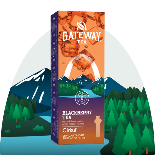 Sugar-Free Gateway Blackberry Tea BDE1 - Sugar-Free Fruit Flavor Cartridge Refill - Default Title