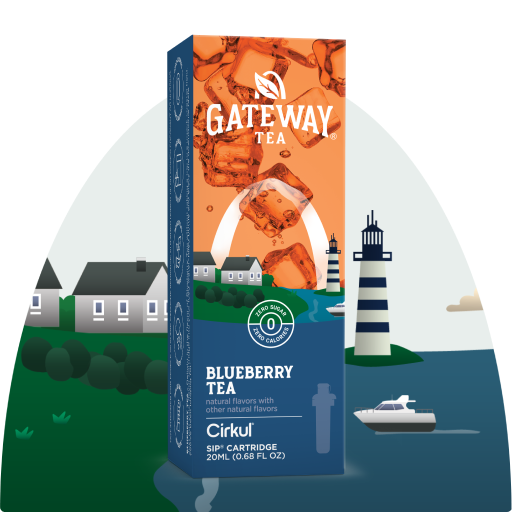 Refreshing Electrolyte Gateway Blueberry Tea BF2I - Electrolyte Hydration Enhanced Taste Cartridges - Default Title