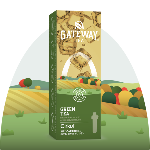 Vitamin-Infused Gateway Green Tea P45Z - Zero-Calorie Multi-Flavor Sip Pods for Water Bottle - Default Title
