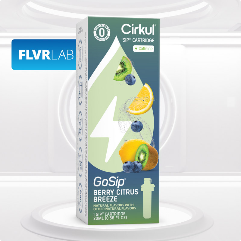 Zero-Calorie GoSip Berry Citrus Breeze 2YHA - Electrolyte Hydration Enhanced Taste Cartridges - Default Title