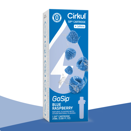 Refreshing Electrolyte GoSip Blue Raspberry H0T9 - Zero-Calorie Multi-Flavor Sip Pods for Water Bottle - Default Title