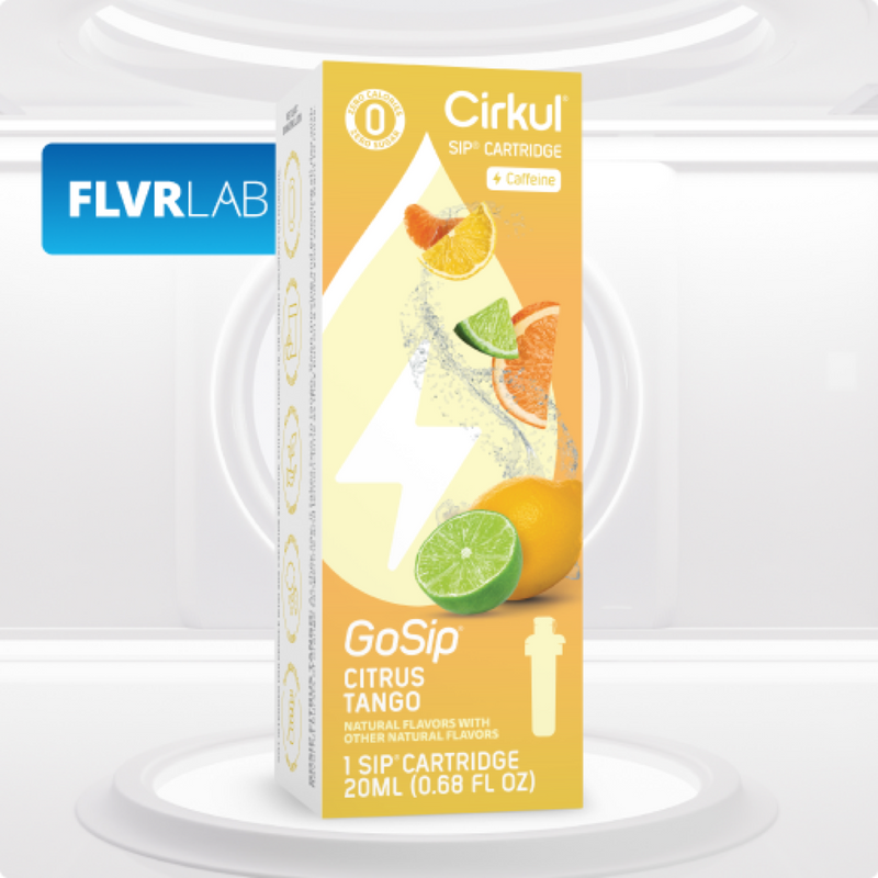 Natural Fruit Flavored GoSip Citrus Tango NOZA - Zero-Calorie Multi-Flavor Sip Pods for Water Bottle - Default Title