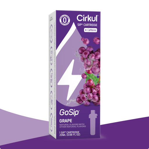 Zero-Calorie GoSip Grape 7BNK - Vitamin-Infused Natural Refreshing Flavor Core - Default Title