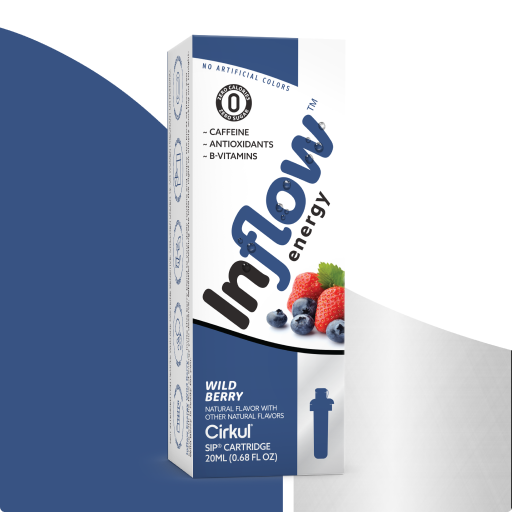 Vitamin-Infused Inflow Energy Wild Berry VQ6U - Sugar-Free Fruit Flavor Cartridge Refill - Default Title