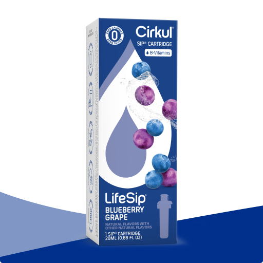 Zero-Calorie LifeSip Blueberry Grape C76C - Vitamin-Infused Natural Refreshing Flavor Core - Default Title