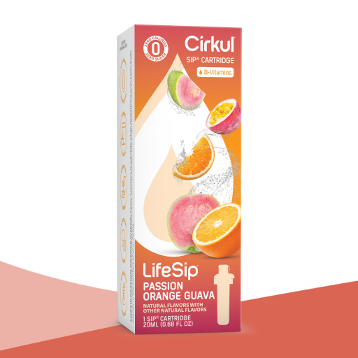 Sugar-Free LifeSip Passion Orange Guava 375X - Electrolyte Hydration Enhanced Taste Cartridges - Default Title