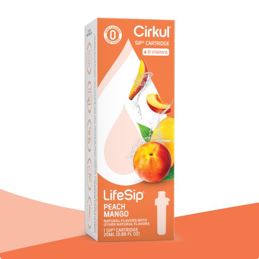 Sugar-Free LifeSip Peach Mango RH3C - Electrolyte Hydration Enhanced Taste Cartridges - Default Title