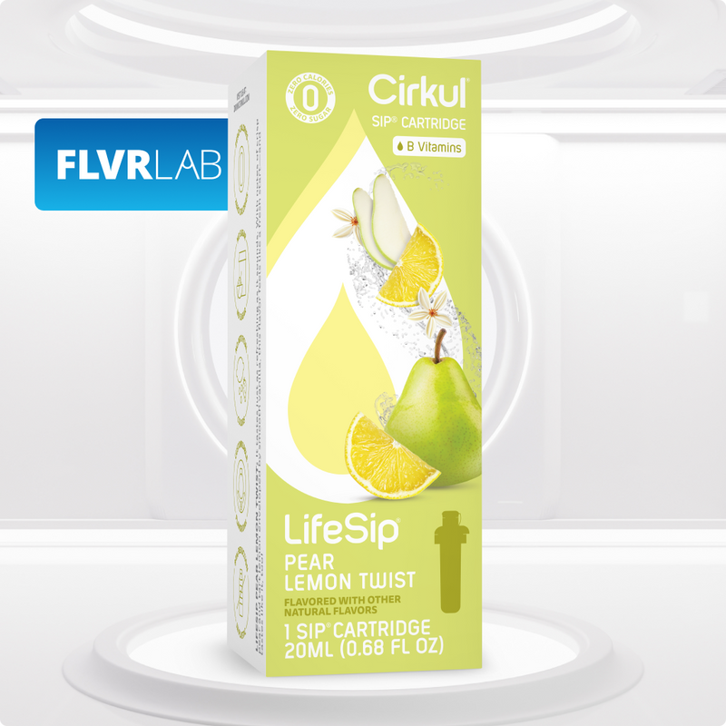 Vitamin-Infused LifeSip Pear Lemon Twist L82Z - Zero-Calorie Multi-Flavor Sip Pods for Water Bottle - Default Title