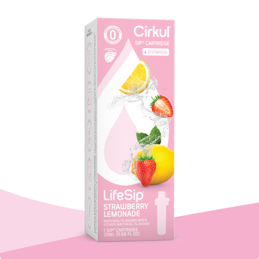 Sugar-Free LifeSip Strawberry Lemonade (Stevia) QJJ2 - Vitamin-Infused Natural Refreshing Flavor Core - Default Title