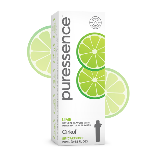 Refreshing Electrolyte Puressence Lime (Unsweetened) DHD6 - Zero-Calorie Multi-Flavor Sip Pods for Water Bottle - Default Title