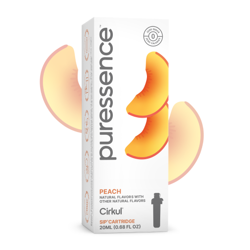 Refreshing Electrolyte Puressence Peach (Unsweetened) 2E7U - Vitamin-Infused Natural Refreshing Flavor Core - Default Title
